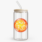 Банка с бамбуковой крышкой