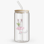 Банка с бамбуковой крышкой