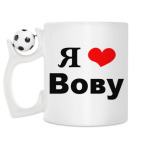 Кружка с футбольным мячиком