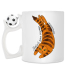 Кружка с футбольным мячиком