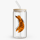 Банка с бамбуковой крышкой