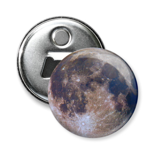 Магнит-открывашка с принтом Луна