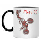 Двухцветная кружка Мотофристайл