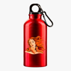 Металлическая бутылка 400 мл UV-DTF