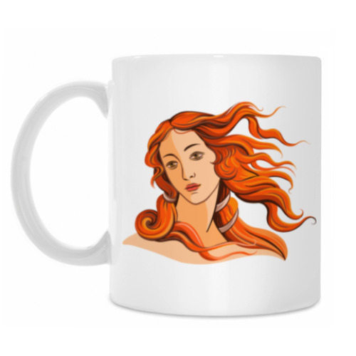 Кружка с принтом Рождение Венеры, Сандро Боттичелли