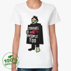 Женская футболка органик