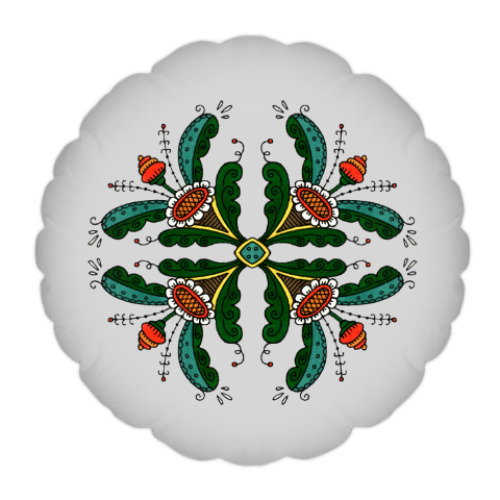 Подушка с принтом Kurbits