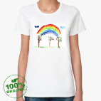Женская футболка органик