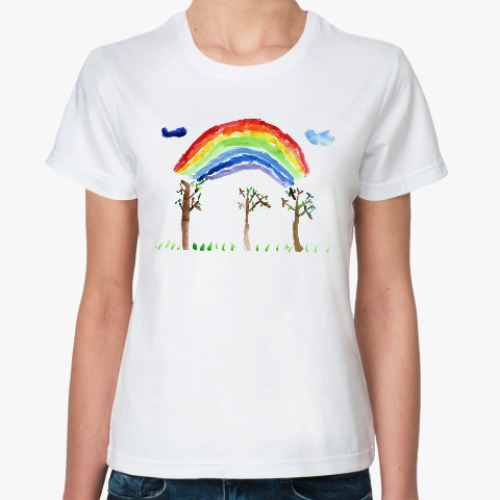 Классическая футболка Радуга