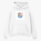 Толстовка худи оверсайз