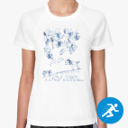 Женская спортивная футболка