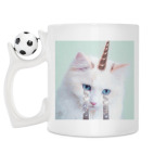 Кружка с футбольным мячиком