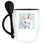 Кружка с ложкой