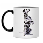 Кружка двухцветная