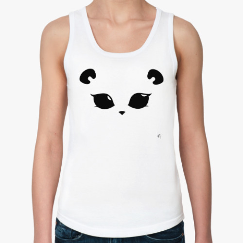 Женская майка с принтом Панда