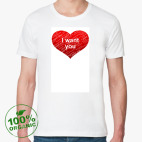 Мужская футболка органик