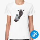 Женская спортивная футболка