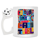 Кружка с футбольным мячиком