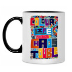 Кружка двухцветная