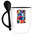 Кружка с ложкой