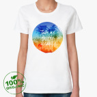 Женская футболка органик