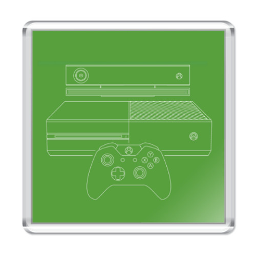 Магнит с принтом Xbox One