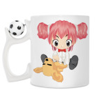 Кружка с футбольным мячиком