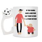 Кружка с футбольным мячиком