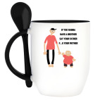 Кружка с ложкой