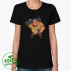 Женская футболка органик