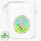 Заяц с морковкой