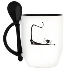 Кружка с ложкой