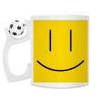 Кружка с футбольным мячиком