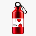 Металлическая бутылка 400 мл UV-DTF