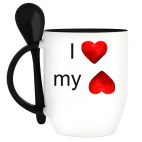 Кружка с ложкой