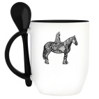 Кружка с ложкой