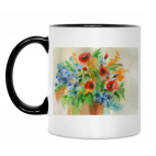 Кружка двухцветная