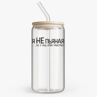 Банка с бамбуковой крышкой