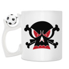 Кружка с футбольным мячиком