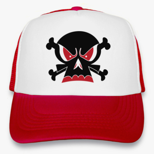 Кепка-тракер с принтом Череп