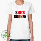 Женская футболка органик