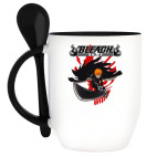 Кружка с ложкой