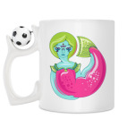 Кружка с футбольным мячиком