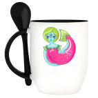 Кружка с ложкой