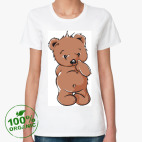 Женская футболка органик