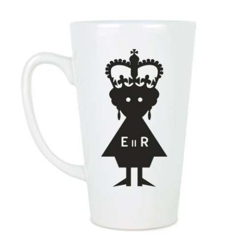 Чашка Латте Королева Елизавета II