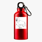 Металлическая бутылка 400 мл UV-DTF