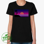 Женская футболка органик