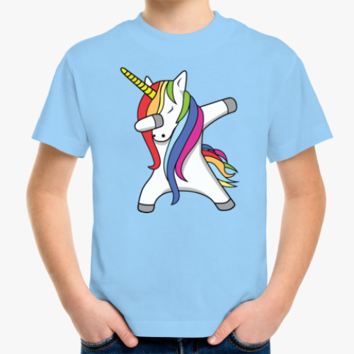 Детская футболка Единорог Дэб
