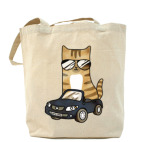 Крутой кот за рулём автомобиля